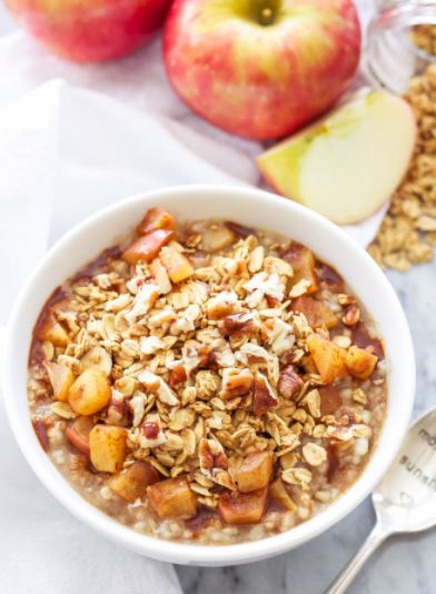 Apple Crisp with Oatmeal Topping